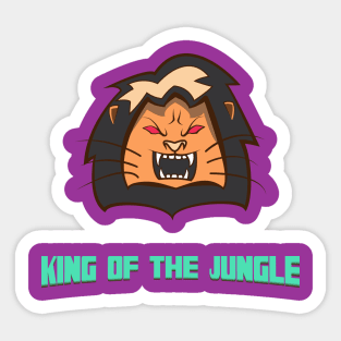 King of the Jungle Sticker